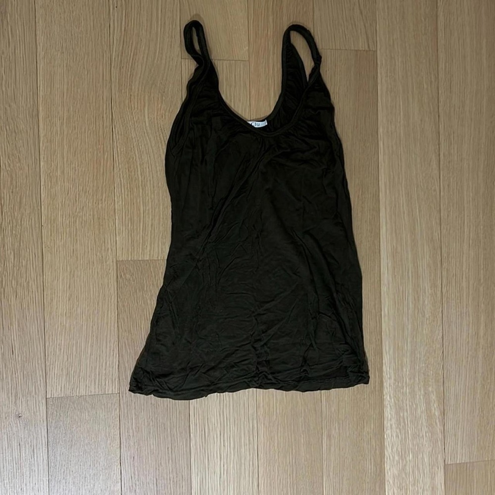 Women's Clu brown tank top